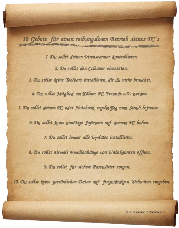 10 Gebote