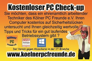 Kostenloser PC Check-up